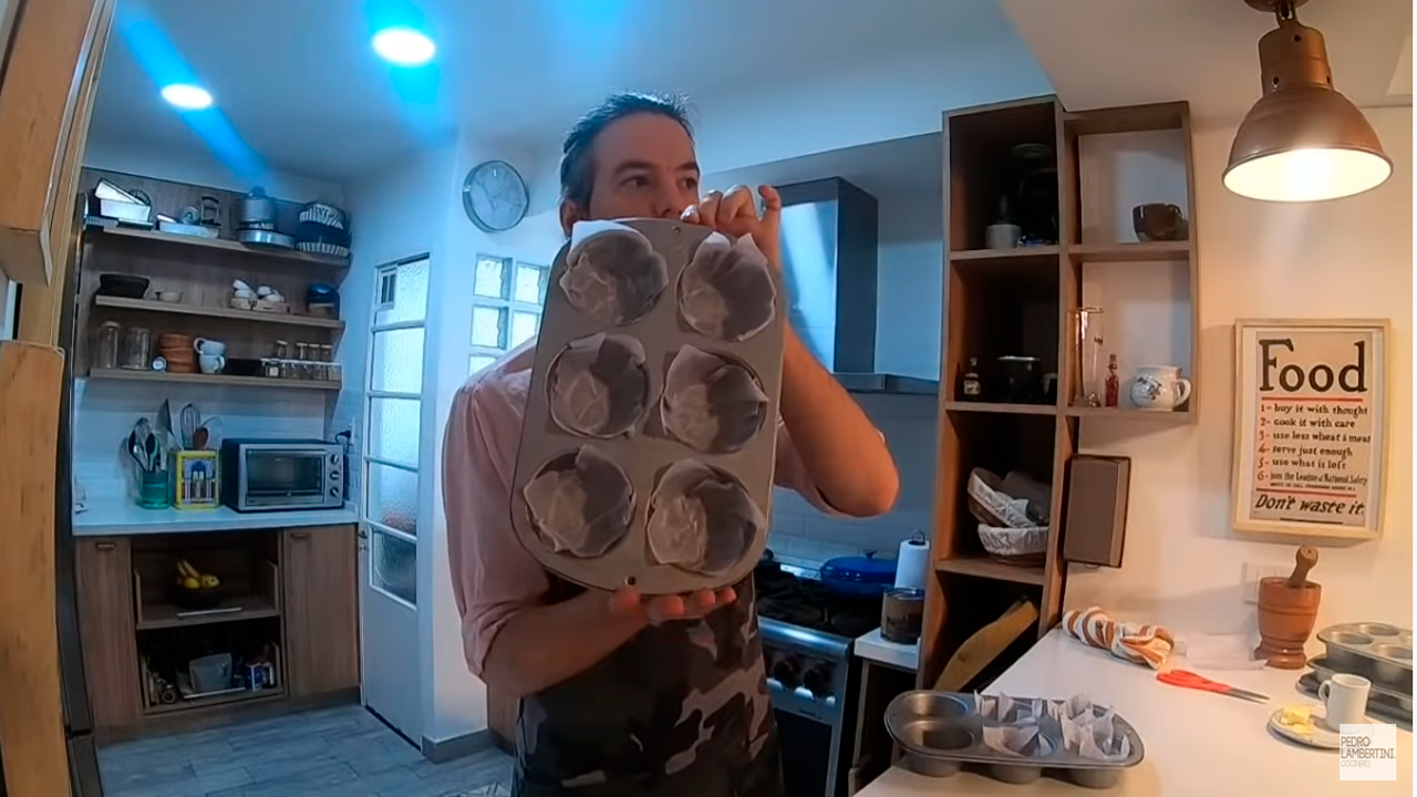 como hicimos el video de muffins almendrados de yogur y arandanos